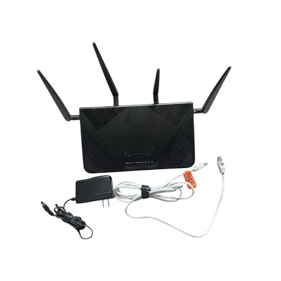Synology Dual-Band Wireless Router 2600 Mbps 4 LAN Ports Black
